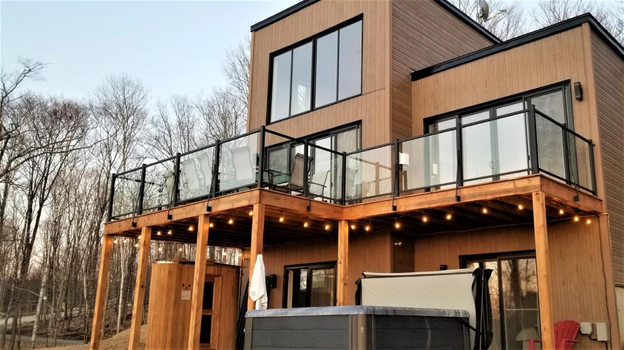 Chalet Serenity - Mont Tremblant Ski - Spa Sauna Wifi Tv Privet Chic Modern House Villa La Conception Kültér fotó